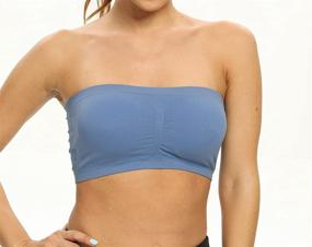 img 1 attached to Venbond 3 4Packs Seamless Strapless Brarette Women's Clothing in Lingerie, Sleep & Lounge