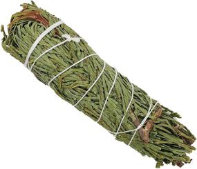 img 1 attached to 🌲 Cedar Incense Wands: Authentic USA Grown Smudge Stick Bundles (Pack of 3, 4")