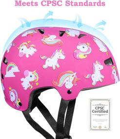 img 1 attached to 🚲 CLISPEED Kids Bike Helmet: Adjustable, Multi-Sport Protection for 3-8 Years - CPSC Certified