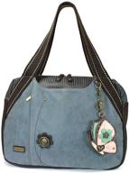👜 stylish indigo pleather handbag bowling butterfly: women's handbags, wallets, and shoulder bags logo