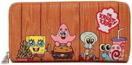 кошелек loungefly с молнией nickelodeon spongebob squarepants логотип