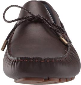 img 3 attached to Men's Cognac Driving Loafer Shoes by Tommy Hilfiger: Enhanced Slip-Ons
