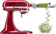 🍽️ enhance your culinary creations with the kitchenaid spiralizer attachment - 1", silver logo