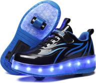 hhsts wheels roller birthday christmas boys' shoes : sneakers logo