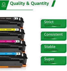 img 3 attached to 🖨 GREENSKY Compatible Toner Cartridge for Canon 054 CRG 054 054H - High-Quality Replacement for Canon Color ImageClass Printer