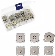 👜 premium 20 sets of 19mm silver magnetic snaps for handbags, wallets, overcoats, and bags - fasteners snap buttons logo