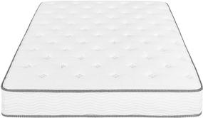 img 3 attached to 🛏️ Olee Sleep Twin Size 10 Inch Gel Infused Foam Top Innerspring Mattress - White