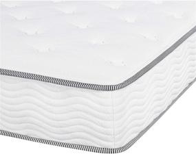 img 1 attached to 🛏️ Olee Sleep Twin Size 10 Inch Gel Infused Foam Top Innerspring Mattress - White