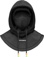 🎿 ultimate protection: ski mask thermal fleece balaclava for cold weather winter men logo