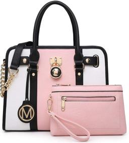 img 4 attached to Handbags Purses Satchel Shoulder Matching Women's Handbags & Wallets