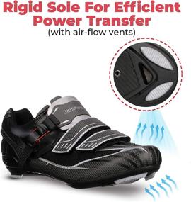 img 1 attached to 🚴 Gavin Elite Road Cycling Shoe - Compatible with 2 and 3 Bolt Cleat Systems