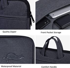 img 1 attached to 👜 Space Gray Carrying Bag Sleeve for Huion KAMVAS Pro 13 GT-133, GT-116, Huion Q11K V2, Wacom Cintiq 13HD, Xp-Pen Artist12