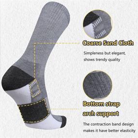 img 3 attached to COOVAN Cushioned Athletic Running Socks