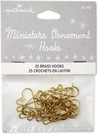🎄 hallmark keepsake miniature christmas ornament hooks: enhance your tree with a pack of 25 logo