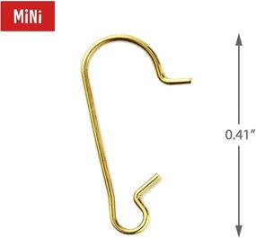 img 2 attached to 🎄 Hallmark Keepsake Miniature Christmas Ornament Hooks: Enhance Your Tree with a Pack of 25