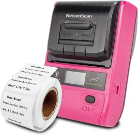 img 4 attached to NetumScan Label Maker: Portable Bluetooth Thermal Printer for Android & iOS - Ideal for Labeling, Address, QR Code, Barcode, Cable and More in Home & Retailing