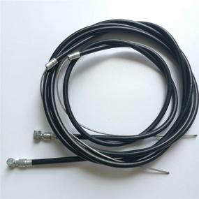 img 4 attached to 🚴 Lucas Shops: High-Quality 1 Pair Front and Rear Brake Cable - Black Bicycle Brake Wire