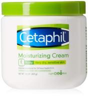 🧴 cetaphil moisturizing cream, pack of 3 - 16oz each, hydrating moisturizer for dry to very dry, sensitive skin, restores skin barrier in 1 week, fragrance-free, non-greasy body cream logo