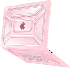 img 1 attached to MOSISO MacBook Air 13 inch Case 2020 Release A2337 M1 A2179 - Heavy Duty Plastic Hard Shell Case with TPU Bumper, Keyboard Cover &amp; Retina Display Touch ID - Rose Quartz