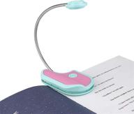 📘 amber reading light rechargeable by hongut - book light for kids, clip-on reading lamp with 2 lighting modes, blue light blocking for eye-care, small bookmark light for bookworms - blue логотип