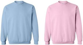 img 2 attached to 👕 Gildan Heavy Blend Crewneck Sweatshirt for Men: The Ultimate Comfort in Clothing and Shirts