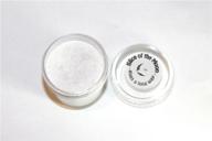 slice of the moon: silvery white pearl natural mineral mica powder - for cosmetics, epoxy resin, nail polish, soaps, bath bombs, art projects - 0.88oz (25g) logo