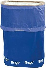 img 1 attached to 🗑️ amscan Flings Pop-Up Trash Bin, 13 Gallons - Blue, 1 Pc.