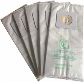 img 2 attached to 🧹 CF Clean Fairy Vacuum Bags: Replacement Bissell Style 7 Fabric Filters for 3522, 3545, 3550, 3554 Series (20Pack)