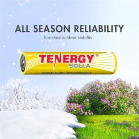 img 1 attached to 🔋 Tenergy Solla AAA Rechargeable NiMH Battery, 600mAh Solar Batteries for Outdoor Solar Lights, Patio Lights, Non-Leak, Exceptional Outdoor Resilience, Long-Lasting Performance (5+ Years), 12 Pack, UL Certified