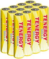 🔋 tenergy solla aaa rechargeable nimh battery, 600mah solar batteries for outdoor solar lights, patio lights, non-leak, exceptional outdoor resilience, long-lasting performance (5+ years), 12 pack, ul certified logo