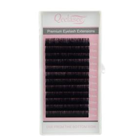 img 3 attached to 💁 Qeelasee Faux Mink Silk Eyelash Extensions 0.03mm D Curl 10mm - Professional Salon Use for Semi-Permanent Individual Lashes