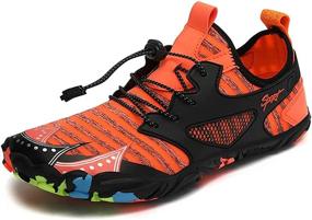 img 4 attached to Copulan Barefoot Quick Dry Sneakers Athletic Sports & Fitness for Water Sports