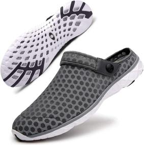 img 4 attached to 👞 Comfortable and Breathable Men's Sandals: Meduman Slipper Shoes for Walks