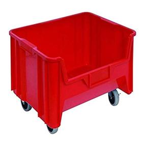 img 1 attached to Quantum Storage Systems QGH705MOBRD Mobile Multi-Purpose Giant Stacking Open Hopper Container With Swivel Casters