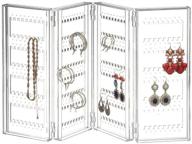 earring and jewelry organizer - holds up to 140 pairs of earrings логотип