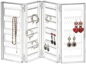 img 4 attached to Earring and Jewelry Organizer - Holds up to 140 Pairs of Earrings