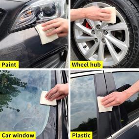 img 1 attached to 🚗 ECOREPUBLIC Car Detailing and Waterless Wash Cleaning Kit with Cleaner Wipes (9.8'' x 11.8'', 6 Pack) & Microfiber Towel (16'' x 16'', 1 Pack) for Automotive, RV, Motorcycle & Boat Interior or Exterior