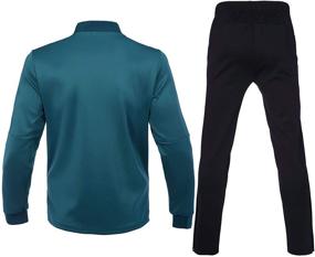 img 3 attached to Tracksuit Athletic Outfits Jogging Sweatsuits Men's Clothing in Active