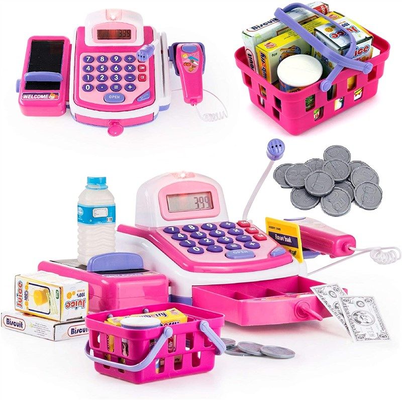 prextex pretend electronic register included 로고