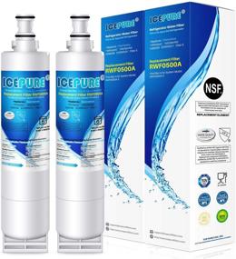 img 4 attached to 🧊 Icepure 4396508 Refrigerator Water Filter Replacement: For EveryDrop Filter 5, EDR5RXD1, Whirlpool 4392857 & More – 2 Pack