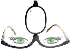 img 2 attached to SOOLALA Magnifying Spectacles Folding Cosmetic Vision Care