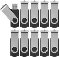 доступно и удобно: 4гб флеш-накопитель 10 штук, alihelan usb 2.0 флеш-накопитель bulk swivel память 4гб jump drive zip drive pen drive для хранения данных, черный логотип