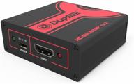 дупси сплиттер 1x2 hdmi 4k 1.4a распределитель сигнала - поддерживает 3d, 4k, 1080p, dolby, true hd, dts-hd | cec, цвет 12 бит | разъем питания usb micro-b логотип