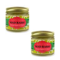 🌿 balm! baby mad rash natural diaper balm skin aid with zinc: pack of 2 - gentle and effective relief for baby's delicate skin logo