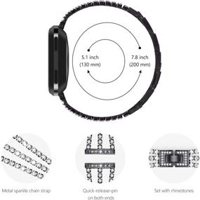 img 1 attached to Surace Compatible Bracelet Diamond Replacement Cell Phones & Accessories