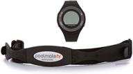 🏊 black swimovate poolmate heart rate monitor and lap counter watch logo
