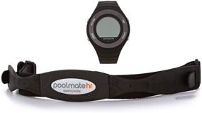 img 4 attached to 🏊 Black Swimovate Poolmate Heart Rate Monitor and Lap Counter Watch