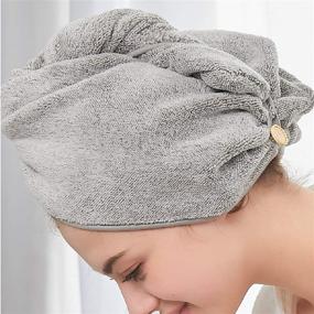 img 2 attached to Vaveah Microfiber Towel Drying Turbans