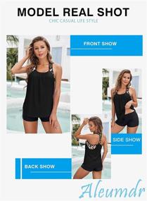 img 2 attached to Купальник для похудения Aleumdr Blouson Swimwear