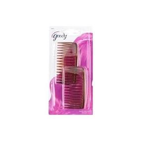 img 1 attached to 💇 Goody Alexis Side Comb, Mock Tortoise #08834: Enhance Your Hairstyle with this Deluxe 2-Pack!